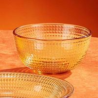 佰乐扣（BAILOCK） 玻璃餐具 四件套 碟子196mm*2+小碗460ml*2 (单位: 套)