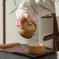 万仟堂 顺心顺意 高档陶瓷便携茶具礼盒套装（茶壶+茶杯+布包）（单位:套）
