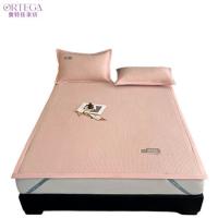 奥特佳（ORTEGA） 凉感软席三件套 JF100029 枕套:48*74cm*2 床单:150*200cm*1 (单位:套) 粉红色