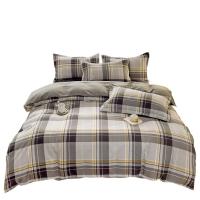 罗曼罗兰 R-jhmm001 加厚磨毛四件套 床单230*230cm*1 被套200*230cm*1 枕套48*74cm*2 （单位:套）