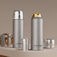 荣事达（Royalstar） RSDBJ001-FJ 新风向钛直杯保温杯 500ML (单位: 个)银色