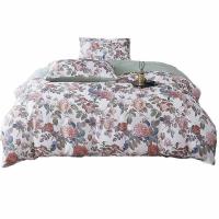 红秀世纺 HX2503-T003 波尔多天丝四件套 被套 200×230cm床单230*245CM*1枕套48*74CM*2 (单位: 套)佳大叶大富贵