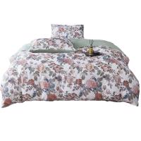 红秀世纺 HX2503-T003 波尔多天丝四件套 被套 200×230cm床单230*245CM*1枕套48*74CM*2 (单位: 套)佳大叶大富贵