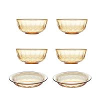 佰乐扣（BAILOCK） 百丽 餐具六件套 碟子196mm*2+小碗460ml*4 (单位: 套)