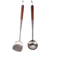 BTSM 不锈钢锅铲汤勺两件套 BT-CT02 锅铲 长42cm铲头宽9.5cm;   汤勺 长40cm 勺头宽9.5cm (单位:套)