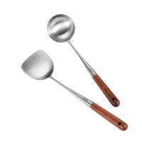 BTSM 不锈钢锅铲汤勺两件套 BT-CT02 锅铲 长42cm铲头宽9.5cm;   汤勺 长40cm 勺头宽9.5cm (单位:套)