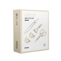 BTSM 厨房工具六件套 BTCF-C0410 食物夹 尺寸265x36mm  拇指手夹 尺寸115x80mm 多功能削皮器 尺寸167x82mm  熊猫剪 尺寸210x90mm (单位:套)