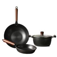 荣事达（Royalstar） RG-W868 星耀锅具三件套（炒锅32CM+汤锅24CM+煎锅24CM）（单位：套）