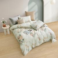 罗莱家纺（LUOLAI） 山茶绮梦全棉四件套 200*230cm  床单*1 被套*1 枕套*2（单位：套）