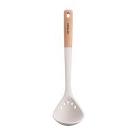 德世朗 DFS-TZ820-7A 沐白硅胶厨具七件套 硅胶铲+硅胶汤勺+硅胶饭勺+硅胶漏勺+硅胶面勺+硅胶煎铲+底座（单位：套） 白色