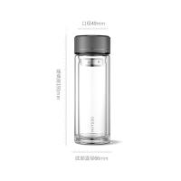 德世朗 DQXB-300L 清享双层玻璃杯 300ml （单位：个）