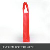甠焓 无纺布立体竖款覆膜手提袋 可定制logo QH-DWF232150 32*22*9cm (单位:个) 1000个起订 颜色随机