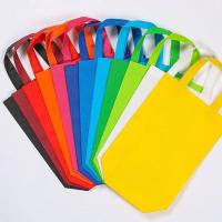 甠焓 无纺布立体竖款覆膜手提袋 可定制logo QH-DWF232150 32*22*9cm (单位:个) 1000个起订 颜色随机