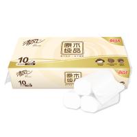 清风 无芯卷纸 原木纯品 3层*75克*10卷 (单位:提) 新老包装随机发货