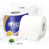 心相印（Mind Act Upon Mind） 有芯卷纸 心柔系列 BT910 4层 105mm*140mm 140克/卷 10卷/提 (单位:提) 新老款随机