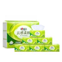 心相印（Mind Act Upon Mind） 纸巾抽纸 云感柔肤 DT17100-6B 132*190mm*100抽*6包/提 (单位:提)