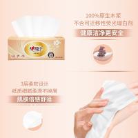 心相印（Mind Act Upon Mind） 金装经典系列塑装纸面巾 DT55100-1T 132*180mm*3层*100抽*4包 (单位:提) 新老包装随机发货