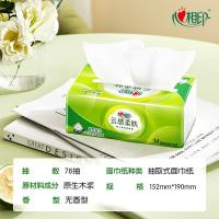 心相印（Mind Act Upon Mind） 纸巾抽纸 云感柔肤 DT18078-1T 152*190mm*3层*78抽*12包/提 (单位:提)