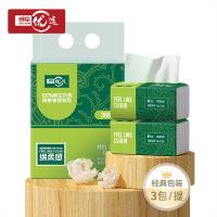 思景 邮乐优选 软包抽纸 yx-sj-985-4 140mm*190mm/张；3层120抽*3包 24提/箱 (单位:提) 白色