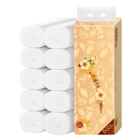 福泰强 花开富贵系列 实芯卫生纸 135*140mm/节 五层 10卷/提 (单位:提)