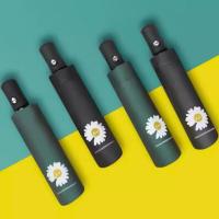 皖亭 雏菊黑胶晴雨伞 WT-YS-001 55cm*8K 100把/箱 (单位:把) 颜色随机