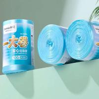 茶花（CHAHUA） M100 一大卷背心垃圾袋（大号） 45*60cm  100只/包 (单位: 包)蓝黑颜色随机发 新老包装随机发