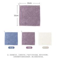 茶花（CHAHUA） 去油污 柔软厚实多用巾 35*35cm*3片 (单位:组) 象牙白、灰蓝、灰紫