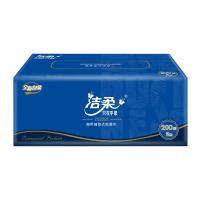 洁柔（C&S） 面巾纸盒抽 原生木浆 195*192mm*200抽*3盒 (单位:提)
