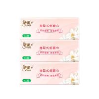 洁柔（C&S） TR086801A 芳华纸面巾软抽 3层 100抽/包 3包/提 195mm*133mm （单位：提）