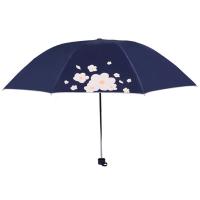 天堂 花沁蜜语晴雨伞 30995ELN 57cm*8K 40把/箱 (单位:把) 藏青