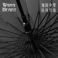 美度（MAYDU） 24骨长柄伞 韧性纤维伞架 M7007 58cm*24骨 (单位:把) 黑色
