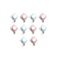 茶花（CHAHUA） 挂钩 方型五金强力粘贴 993014 7*5.6cm 10支/袋装 4袋/箱 (单位:袋)