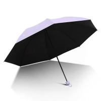 天堂伞 折叠晴雨两用伞 33866E 100*66cm (单位:把) 粉紫