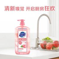 超能 白桃苏打洗洁精 1kg 快速去油洁净无忧 白桃清新祛味（单位：瓶）