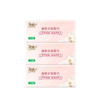 洁柔（C&S） TR086901A 芳华纸面巾软抽 3层 120抽/包 3包/提 195mm*133mm （单位：提）