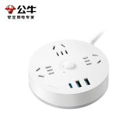 公牛（BULL） 20W 圆形插座 GN-R203U20 全长1.8m功率2500W (单位:个)