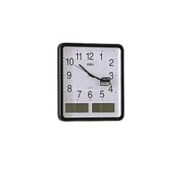 得力（deli） 时钟 方形 8823 380*360*55mm (单位:个) 黑色