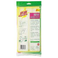 3M 吸水抹布 吸水抹布 30cmx30cm  3片/包  (单位：包 )白色