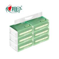心相印（Mind Act Upon Mind） DT100 霖初经典塑装原生木浆抽纸 3层*100抽/包 6包/提（单位：提）
