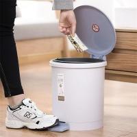 茶花（CHAHUA） 1502 免弯腰脚踏垃圾桶 6L (单位: 个)