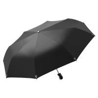 天堂 晴雨伞 全自动；黑胶防晒 3331E黑升级版 三折8骨 40把/箱 (单位:把) 黑色