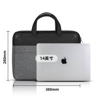 得力（deli） 63755 公文包 380*280mm*40mm 黑色 (单位:个)