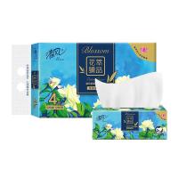 清风 花萃抽纸 4层 80抽/包 4包/提（单位：提）