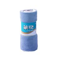 茶花（CHAHUA） 220002 柔软厚实多用巾 35*35cm 3条/袋 (单位: 袋)象牙白+灰蓝+灰紫