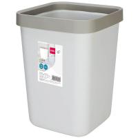 得力（deli） 18820 垃圾桶 10L（单位：只）浅灰