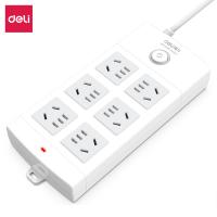 得力（deli） 18206 插排 6组总控 5米（单位：只）白色