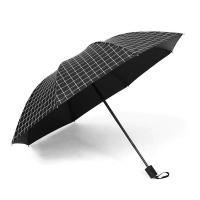 艾逸瑶选 YS-1829 安格斯格子晴雨伞 55cm*8K（单位：把）黑色