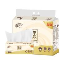 清风 抽取式面巾纸 原木纯品 AR80SZC 180*120mm*100抽*8包 (单位:提)
