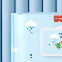 费雪（Fisher-Price） FP-ZJD702 费雪湿巾 120mm*170mm 80抽/包 4包/提(单位：提)