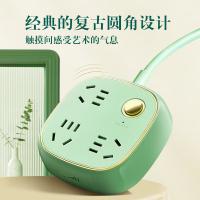 公牛（BULL） GN-R6030（新） 复古系列延长线插座 1.5米 青瓷绿 (单位:个)
